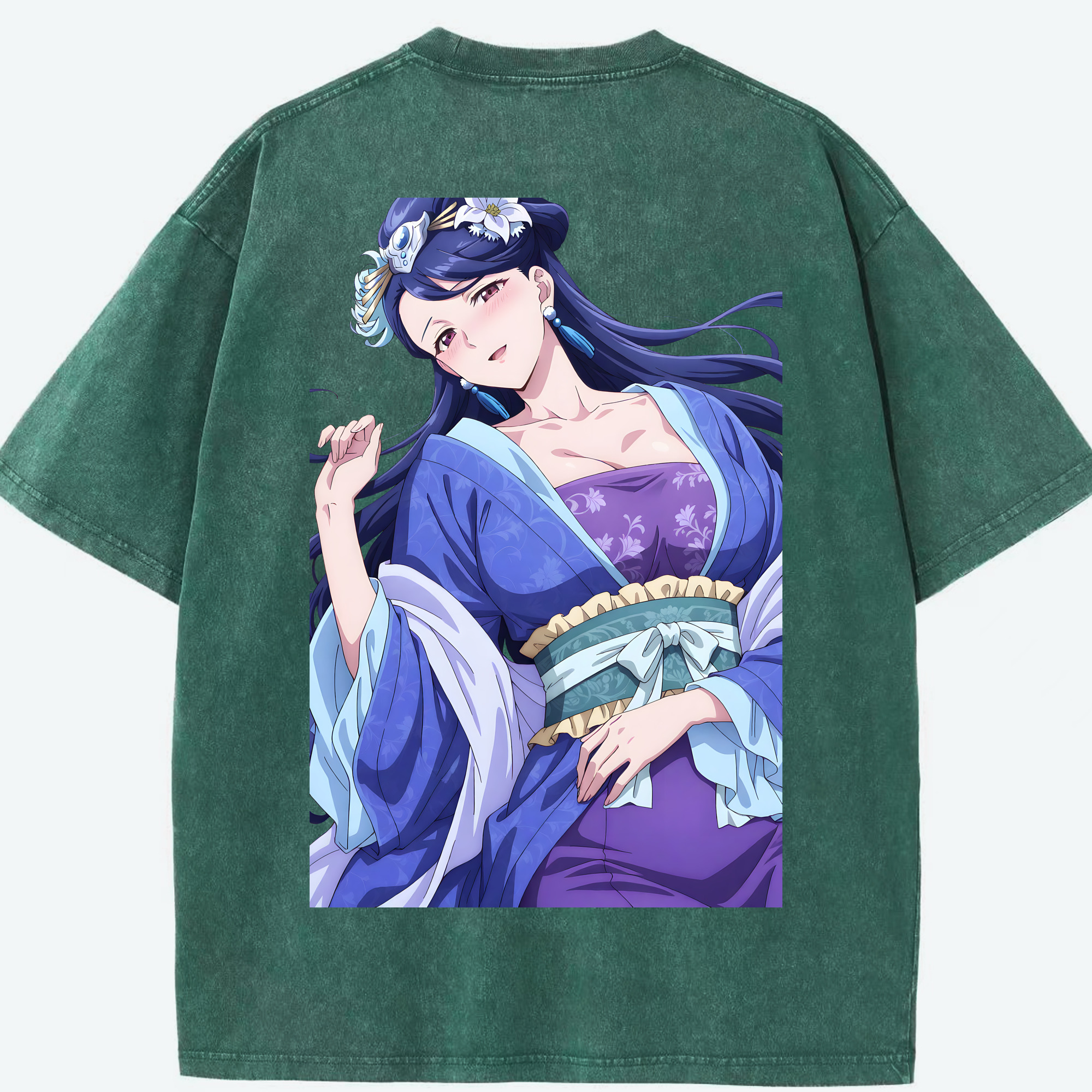 （画像用） 薬屋のひとりごと The Apothecary Diaries 綿100% ヴィンテージ風 半袖Tシャツ（背面プリント）